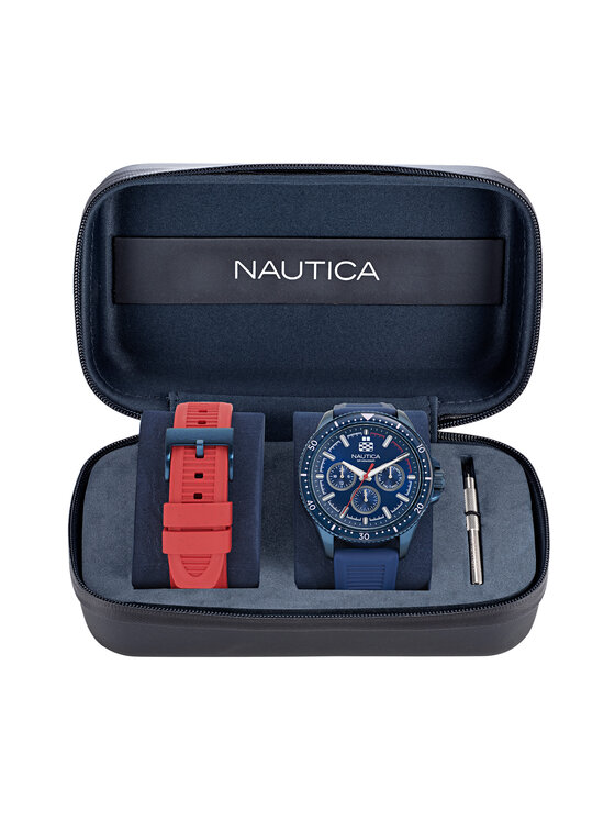 Фото - Наручний годинник NAUTICA Zegarek Nct Windrose NAPWRF404 Niebieski 