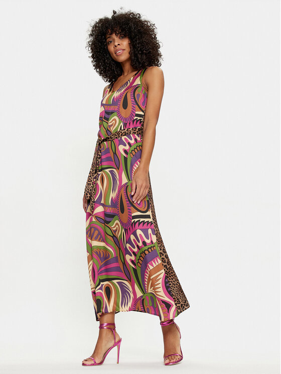 LOLA CASADEMUNT LOLA CASADEMUNT Rochie de zi MS2416029 28N Colorat Regular Fit