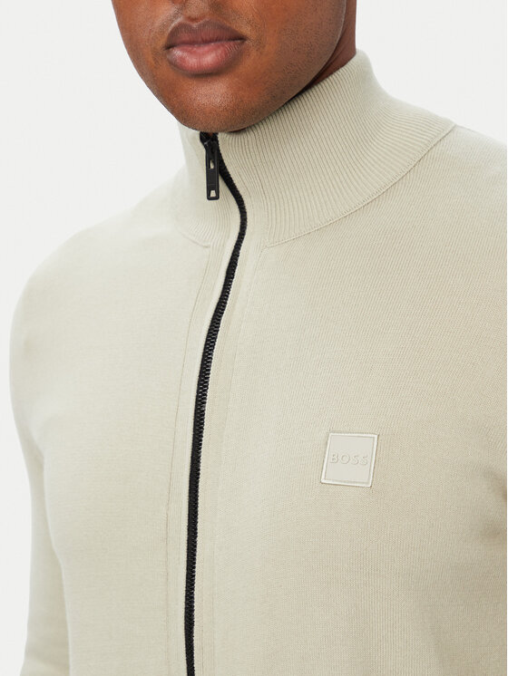 BOSS BOSS Kardigan Kanozip_S 50543692 Beež Regular Fit