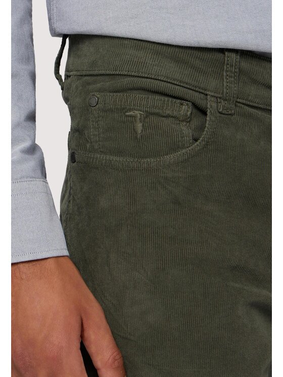 Trussardi Trussardi Pantaloni di tessuto P700H104767N035 Verde Slim Fit