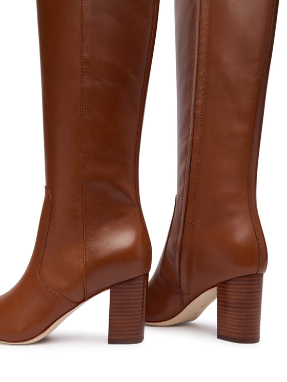 LAUREN RALPH LAUREN LAUREN RALPH LAUREN Kozaki Kenndi 802977889001 Brązowy