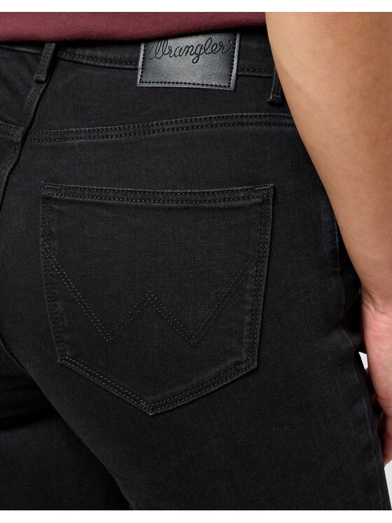 Wrangler Wrangler Jeansy STRAIGHT Czarny Straight Leg