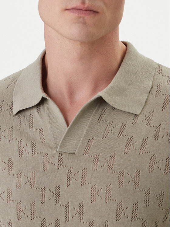 KARL LAGERFELD KARL LAGERFELD Polokošile 655005 562301 Khaki Slim Fit