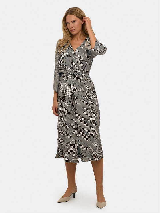 Kaffe Kaffe Φόρεμα πουκάμισο Harper 10508190 Μπεζ Regular Fit