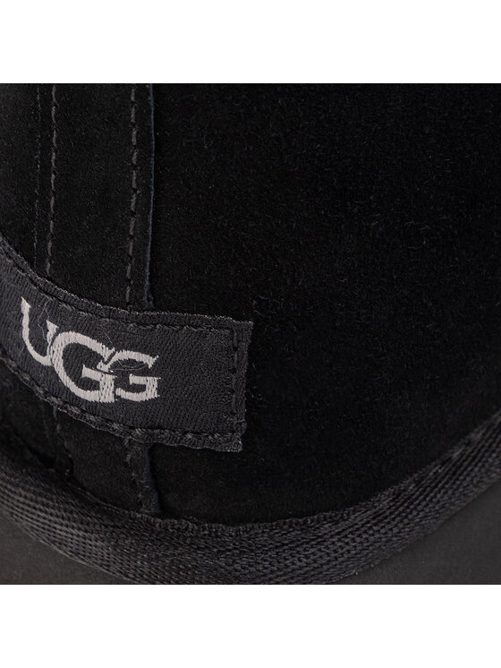Ugg Ugg Παπούτσια W Classic Mini Fluff High-Low 1103745 Μαύρο