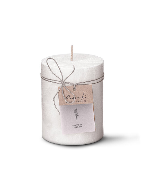 Padowski Artisan Candles Padowski Artisan Candles Świeca zapachowa klasyczna tuberoza Biały