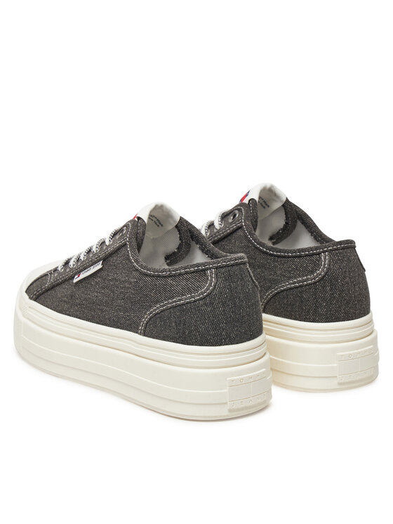 Tommy Jeans Tommy Jeans Sneakers Tjw Foxing Flatform Lc EN0EN02736 Negru