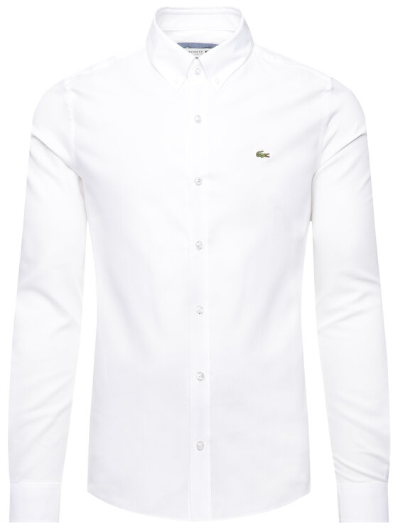 Lacoste Lacoste Koszula CH1948 Biały Slim Fit