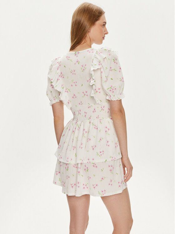 Gina Tricot Gina Tricot Sommerkleid 22230 Écru Regular Fit