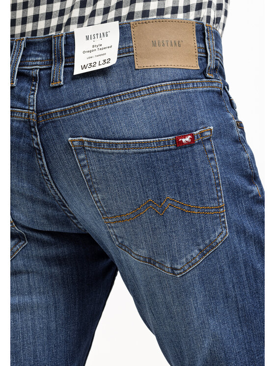 Mustang Mustang Jeansy OREGON TAPERED Niebieski Slim Fit