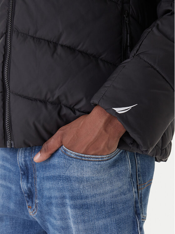 Nautica Nautica Žieminė striukė Provo N1T04062 Juoda Regular Fit