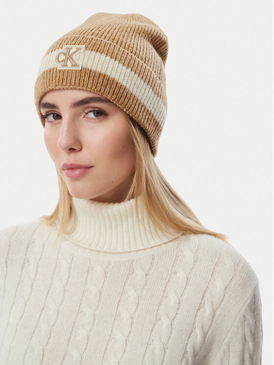 Calvin Klein Calvin Klein Czapka LV04F8100G Beżowy
