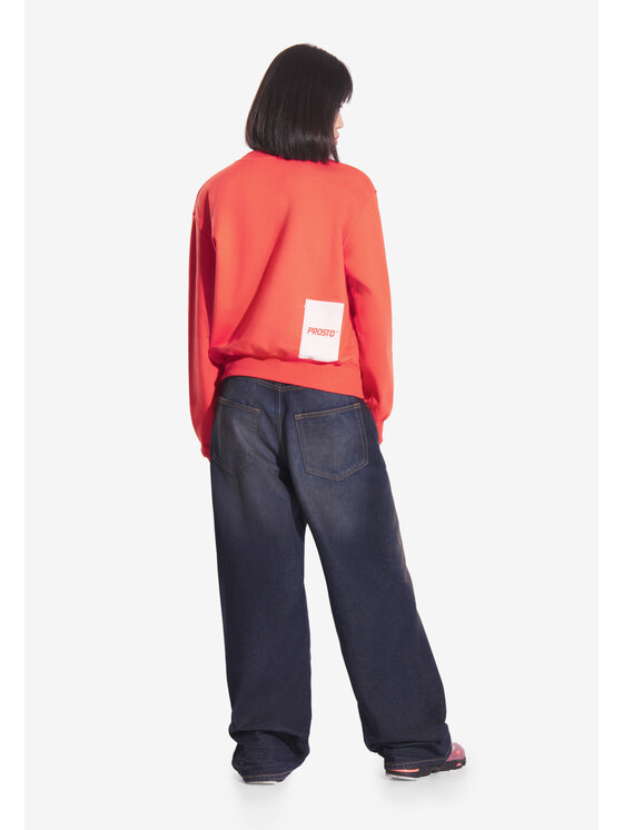 PROSTO. PROSTO. Bluza Bomb Czerwony Oversize