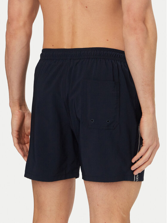 Calvin Klein Swimwear Calvin Klein Swimwear Szorty kąpielowe LV00N61002 Granatowy Regular Fit