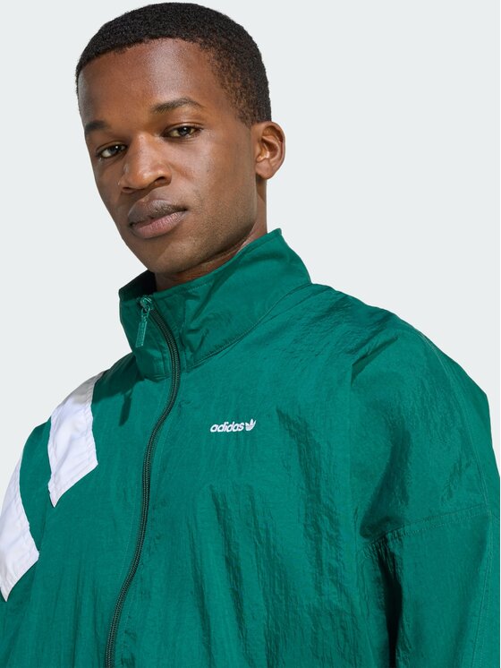 adidas adidas Bluza ARCHIVE BLOCKED Zielony Loose Fit