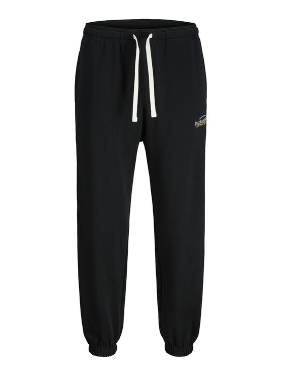 Jack&Jones Spodnie dresowe Kane Billy 12283257 Czarny Relaxed Fit
