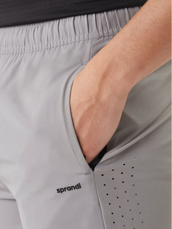 Sprandi Sprandi Sporta šorti W126-SIMSH-1029-42X Pelēks Regular Fit