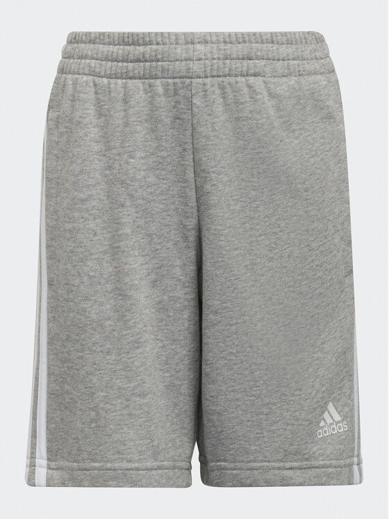 Adidas Športne Kratke Hlače Essentials 3-Stripes Shorts HF1901 Siva Regular Fit