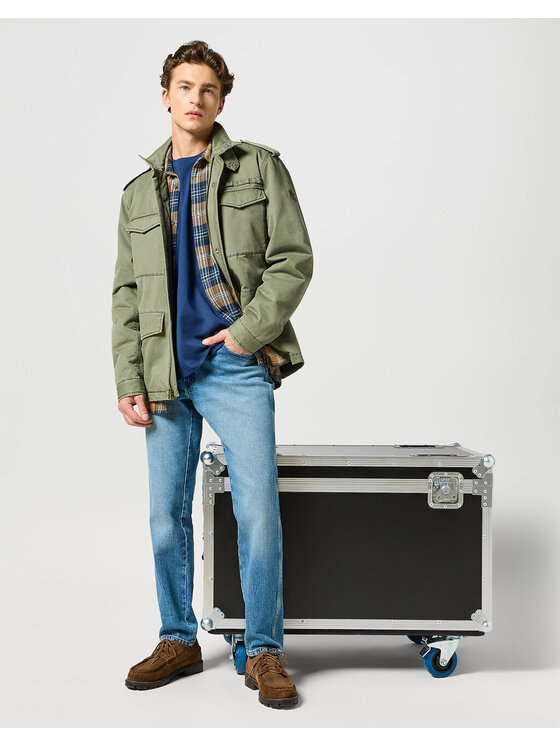 Wrangler Wrangler Koszula 112357225 Żółty Regular Fit