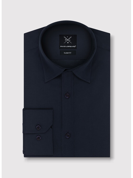 Pako Lorente Pako Lorente Koszula P23WF-1X-037 Granatowy Slim Fit