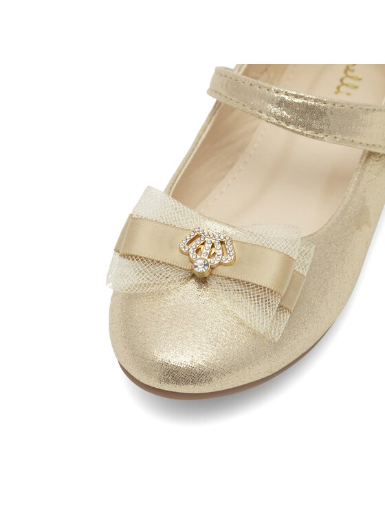 Nelli Blu Nelli Blu Ballerinas CM22063-3 Goldfarben