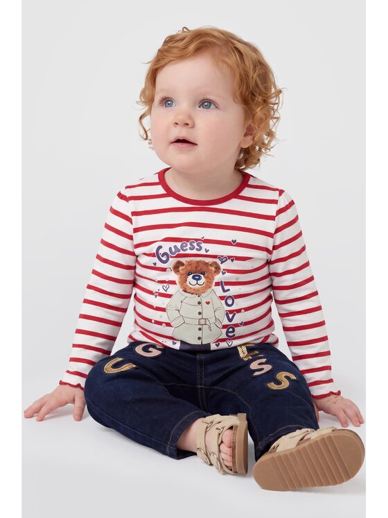 Guess Kids Guess Kids T-Shirt 185346 Červená Classic Fit