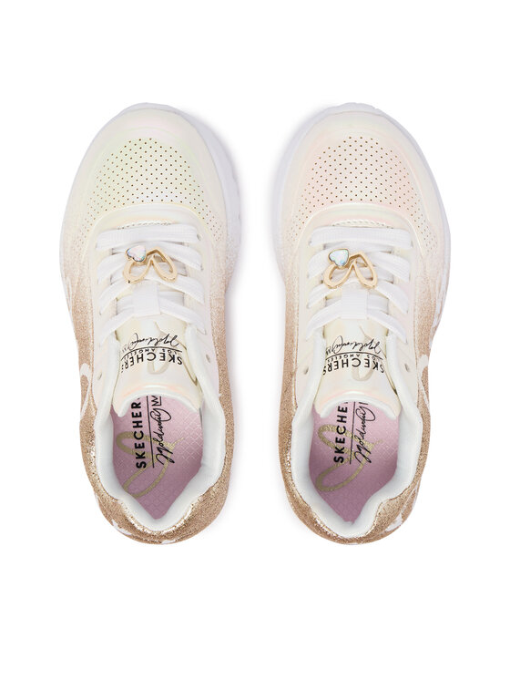 Skechers Skechers Sneakersy Jgoldcrown: Uno Lite - Heartdust Forever 310814L Bílá