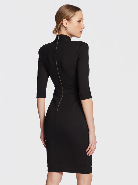 Liu Jo Liu Jo Φόρεμα κοκτέιλ CA3091 J1881 Μαύρο Slim Fit