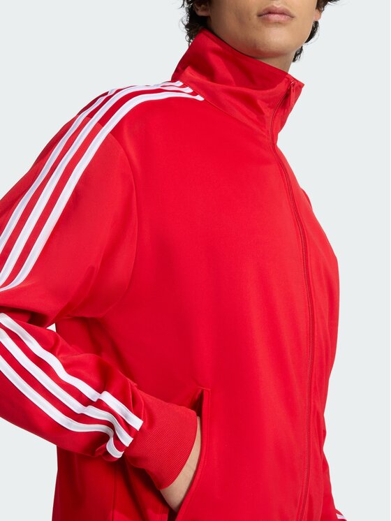 adidas adidas Bluza FIREBIRD Czerwony Loose Fit