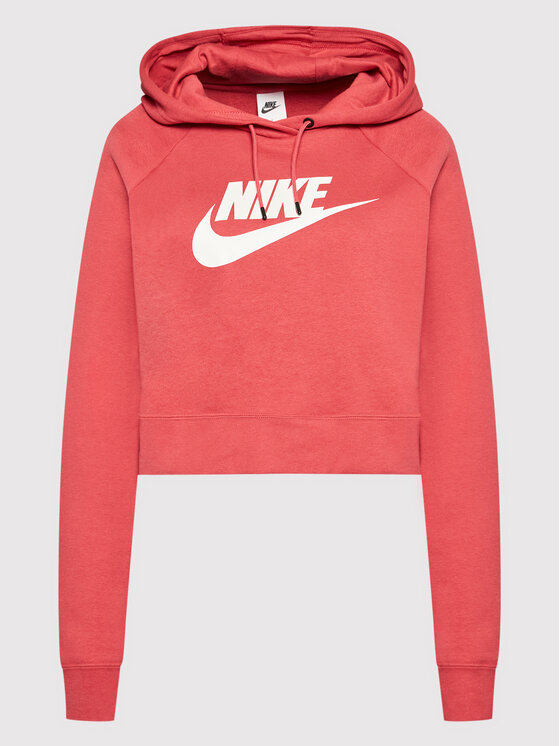 Nike Felpa Sportswear Essential CJ6327 Rosa Loose Fit Modivo