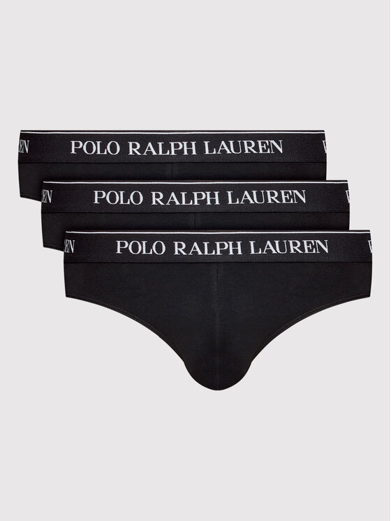 Polo Ralph Lauren Set 3 perechi de slipuri 714835884002 Negru
