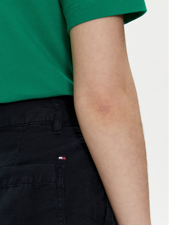 Tommy Hilfiger Tommy Hilfiger Auduma šorti WW0WW41603 Tumši zils Relaxed Fit