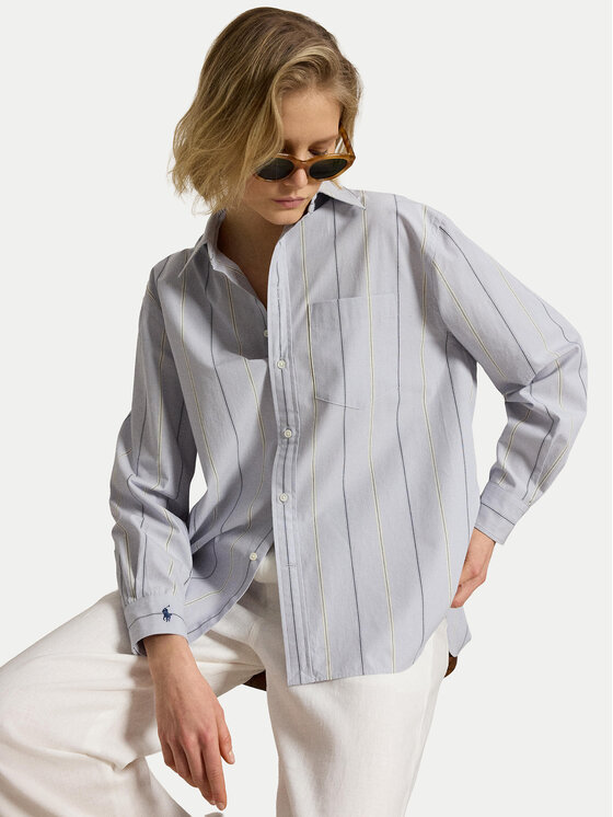 Polo Ralph Lauren Polo Ralph Lauren Srajca 211B17125002 Svetlo modra Oversize