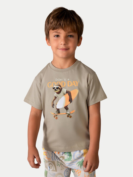 Mayoral Tricou 3064 Bej Regular Fit