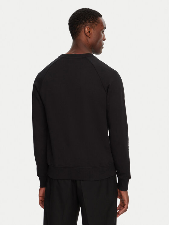 Balmain Balmain Mikina DH1JQ005BB65 Čierna Regular Fit