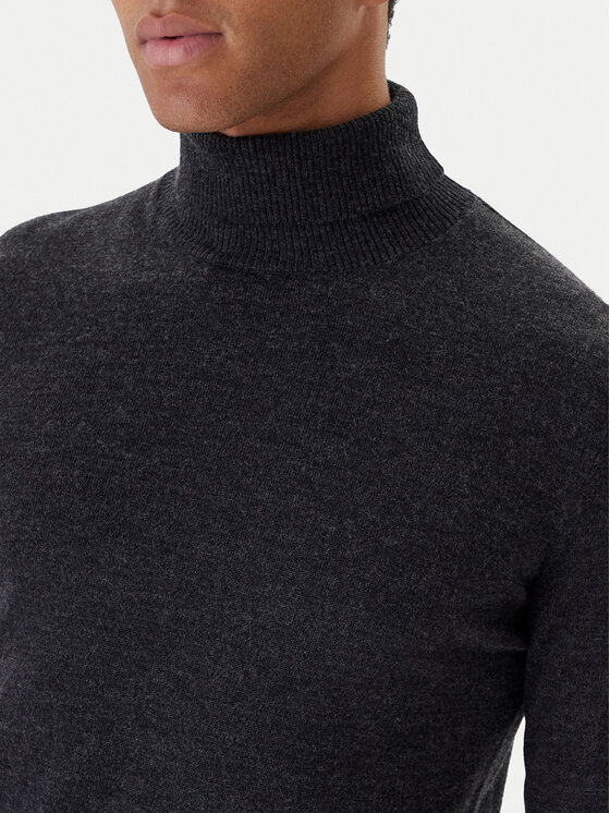 Robe di Kappa Robe di Kappa Rollkragenpullover 6005650 Grau Regular Fit