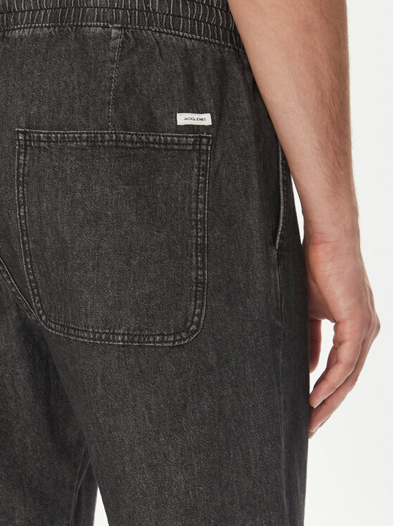 Jack & Jones Jack & Jones Szorty jeansowe Tony 12270251 Czarny Relaxed Fit