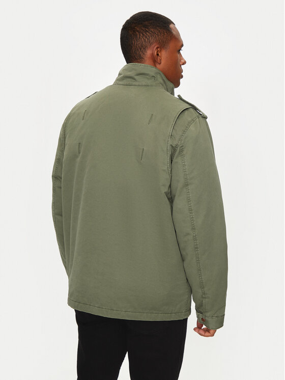 Wrangler Wrangler Kurtka przejściowa Field 112357273 Zielony Regular Fit