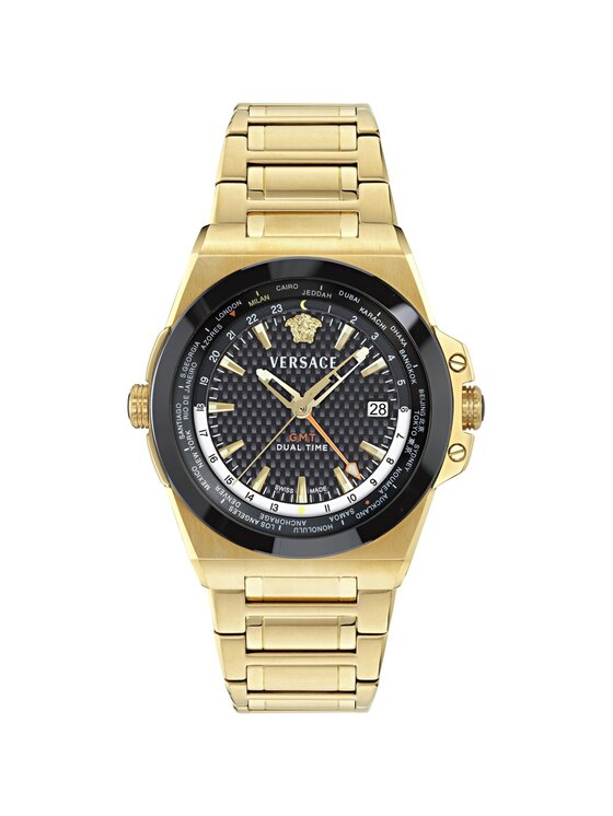 Versace Versace Zegarek VE8Y00426 Złoty