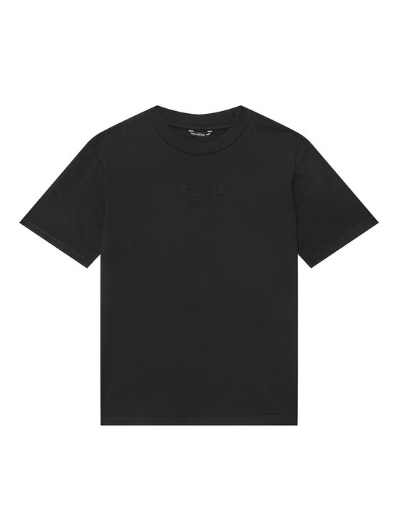Guess Guess T-Shirt L5RI36 K8HM4 Černá Regular Fit