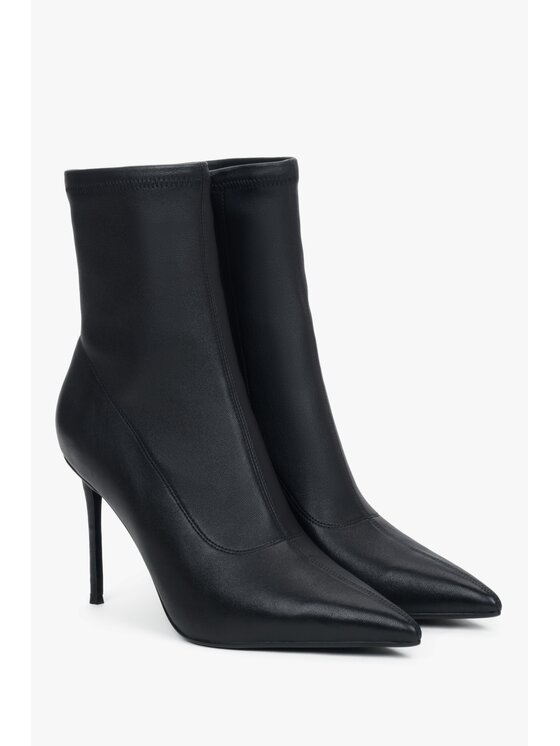 Estro Estro Μποτάκια ER00118401 Μαύρο