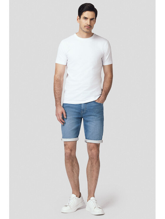Lancerto Lancerto Szorty materiałowe Corti SZO113125000005 Niebieski Regular Fit