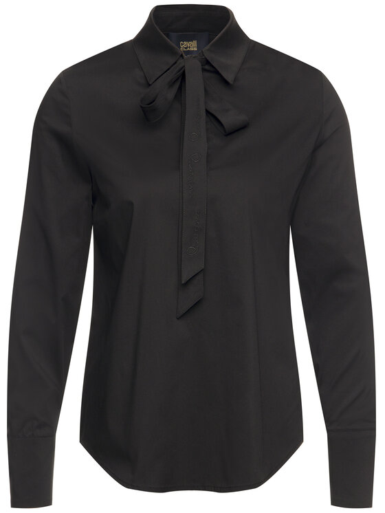 Cavalli Class Cavalli Class Bluse B0IUA601 Schwarz Regular Fit