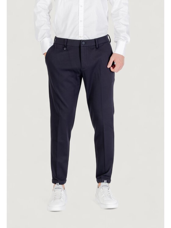 Antony Morato Antony Morato Pantalone da abito ASHE SUPER SKINNY FIT IN TWILL Blu Skin Fit