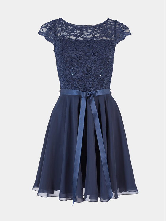 Swing Swing Sukienka koktajlowa 77760510 Granatowy Regular Fit
