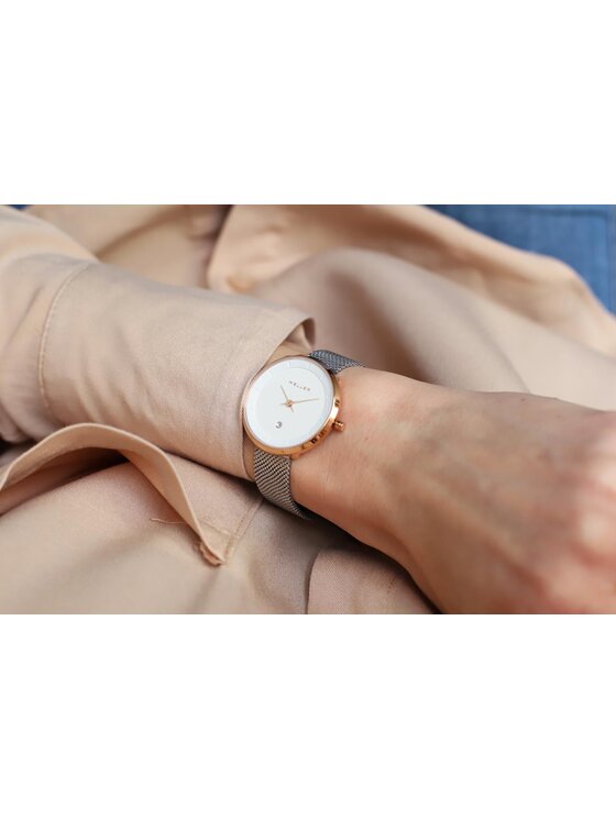 Meller Meller Zegarek W5RB-2SILVER Srebrny