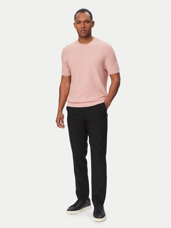 BOSS BOSS Kalhoty z materiálu Kane1 50557859 Černá Regular Fit