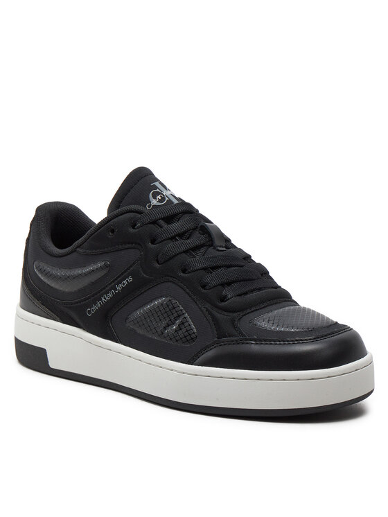 Calvin Klein Jeans Calvin Klein Jeans Sneakersy Basket Cupsole Low Mix In Mtl YW0YW01462 Čierna