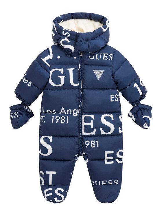 Guess Guess Βρεφικό φορμάκι εξόδου H5BW00 WCFM0 Σκούρο μπλε Regular Fit