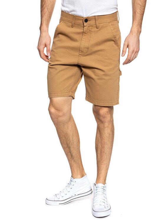 Lee Lee Pantaloncini di tessuto CARPENTER SHORT Marrone Regular Fit
